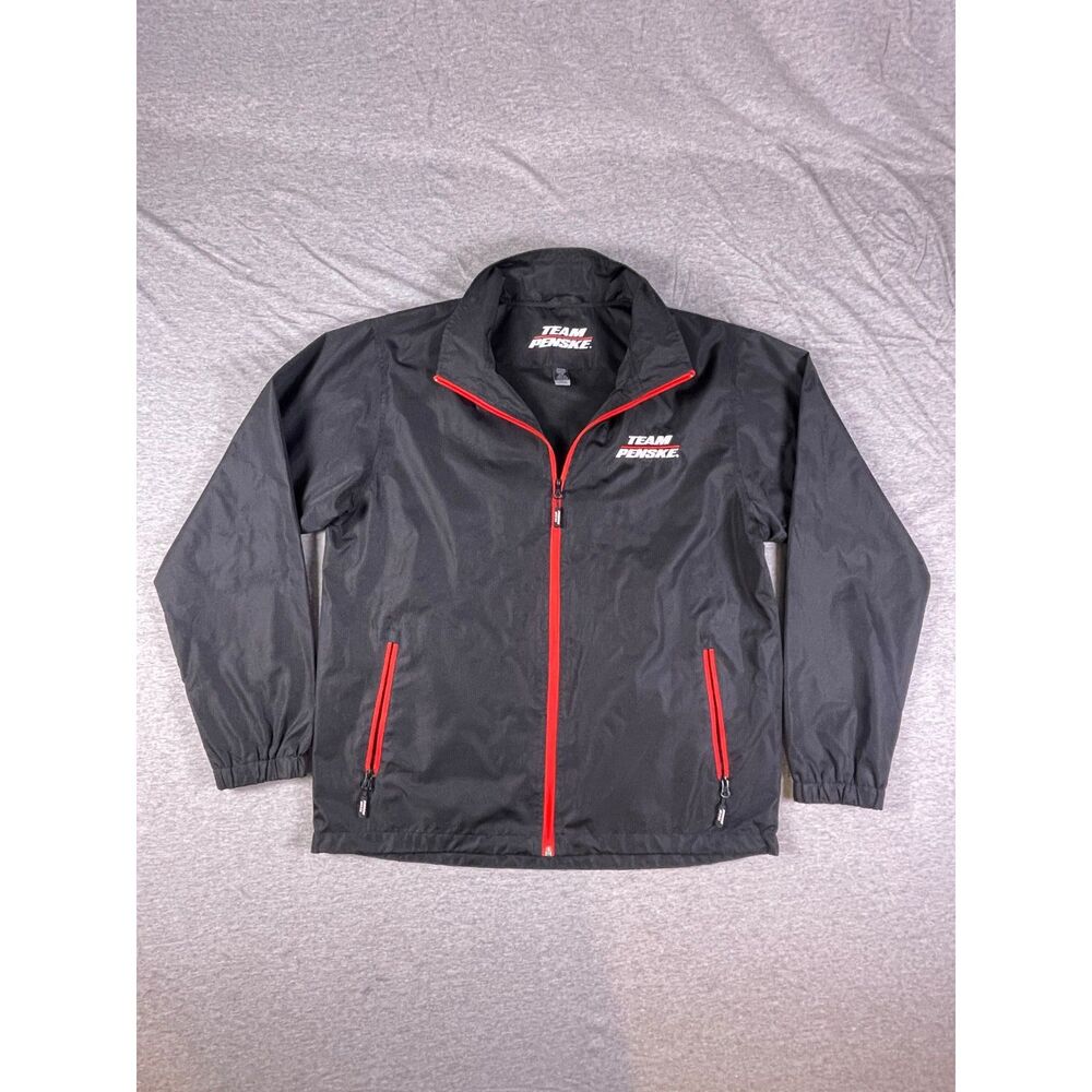 Team Penske Stormtech GSX-1 Windbreaker Rain Jacket Men's Size Large Black